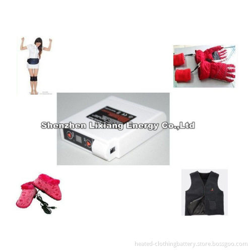 Rechargeable Heated Jacket Battery 4400mah With 4-temperature Adjustable